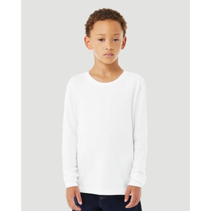 Youth Heather CVC Long Sleeve Tee Thumbnail