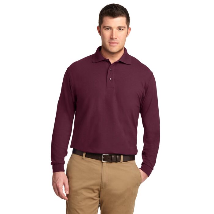 Port Authority Silk Touchâ„¢ Long Sleeve Polo K500LS Silk Touchâ„¢ Long Sleeve Polo Thumbnail