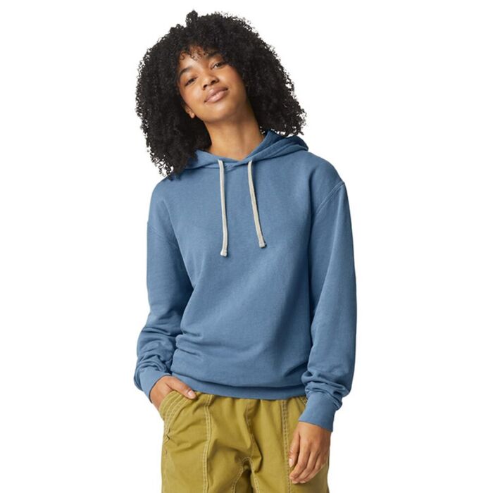 Garment-Dyed Lightweight Fleece Hooded Sweatshirt Thumbnail