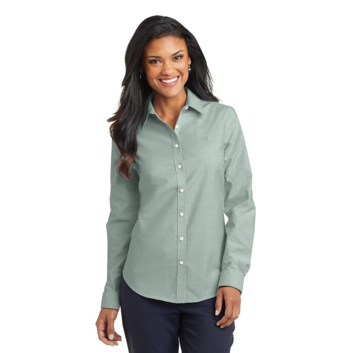 Port Authority Women's SuperPro Oxford Shirt L658 Women's SuperPro Oxford Shirt Thumbnail
