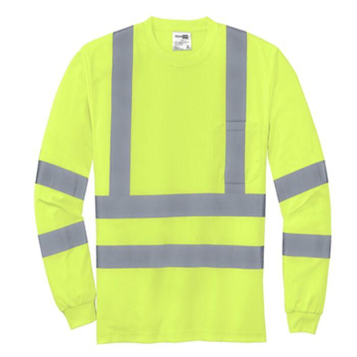 CornerStone Ansi 107 Class 3 Long Sleeve Snag Resistant Reflective T Shirt CS409 Ansi 107 Class 3 Long Sleeve Snag Resistant Reflective T Shirt Thumbnail