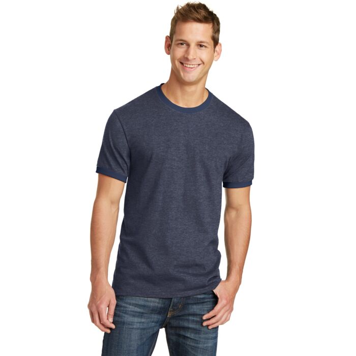 Port & Company Core Cotton Ringer Tee PC54R Core Cotton Ringer Tee Thumbnail