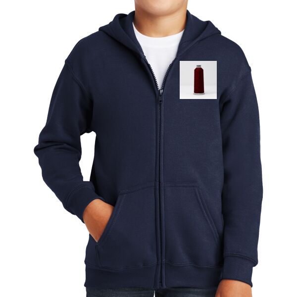 Youth Heavy Blend ™ Full Zip Hooded Sweatshirt Thumbnail